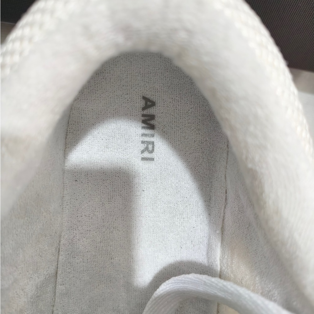 AMIRI White Low-Top Sneakers - Picture 7 of 11